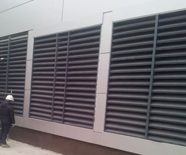 三星電子西安半導體工廠消音百葉項目