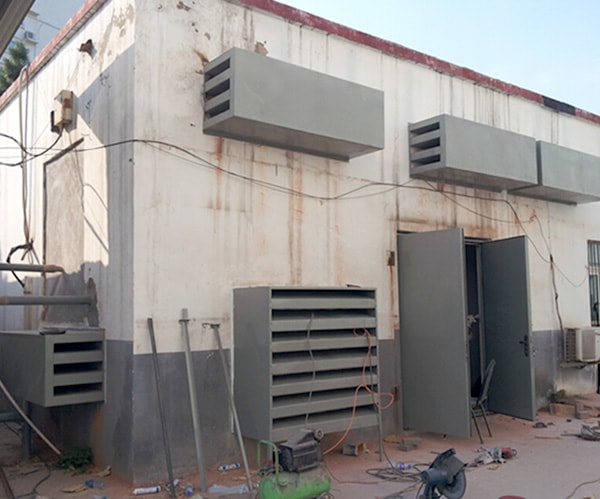 鄭州鐵路裝備制造有限公司空壓機房噪音治理